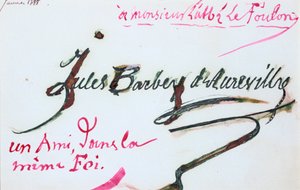 Handtekening van Jules-Amedee Barbey d