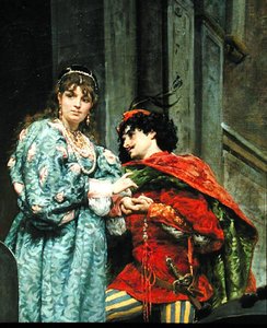 Avond in Venetië, 1875 (detail) door Jules Arsene Garnier
