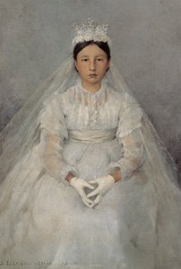 La Communiante door Jules Bastien Lepage