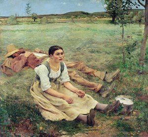 De hooimakers, 1877