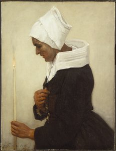 Bretonse Boerin met een Kaars, c.1869