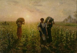 Het einde van de werkdag, 1886-87
