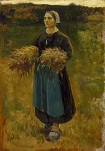 De Arenlezeres door Jules Breton
