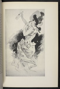 Een danseres. Jules Chéret. Parijs: Maurice Le Garrec door Jules Cheret