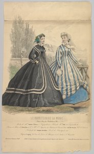 Modes de Mme. Antonie Lalanne, No. 791, uit Le Moniteur de la Mode