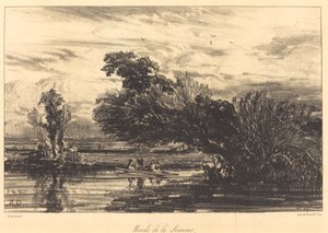 Oever van de Somme door Jules Dupré