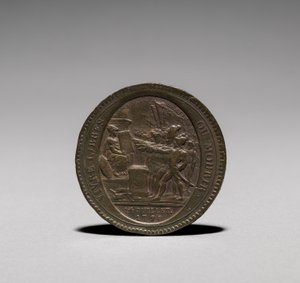 Medaille: Vijf Sols uitgegeven door Monneron Brothers, Parijs, voorzijde door Jules Dupré