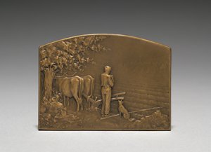 Medaille voorzijde door Jules Dupré