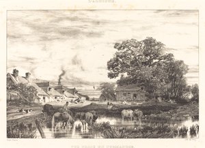 Uitzicht in Normandië door Jules Dupré
