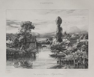 Uitzicht nabij Alençon door Jules Dupré