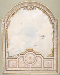 Ontwerp voor een plafond met een trompe l
