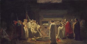 De Martelaren in de Catacomben, 1855 door Jules Eugene Lenepveu
