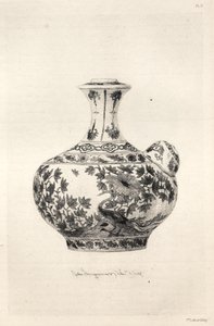 Geschiedenis van de keramische kunst: Een beschrijvende en filosofische studie van het aardewerk...Plate VI, 1877 door Jules Ferdinand Jacquemart