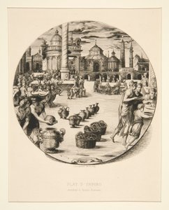 Plat d door Jules Ferdinand Jacquemart