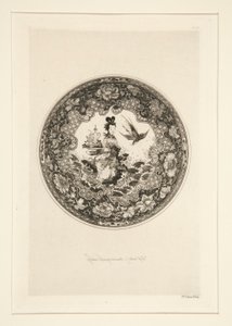 Soucoupe a Fondemaille door Jules Ferdinand Jacquemart