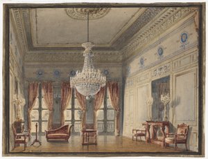 De Salon in de Montpensier Vleugel, Palais Royal