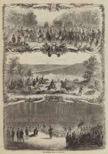 De Keizerlijke Jacht in Compiègne door Jules Gaildrau