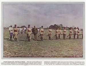 Marokkaanse Spahis in nieuw uniform