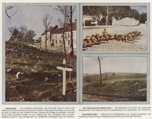 Penchard, Les Tirailleurs Marocains, Neufmontiers door Jules Gervais Courtellemont
