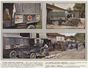 Amerikaanse Ambulancewagen, een Amerikaanse Sanitaire Vrachtwagen, Centraal Amerikaans Post