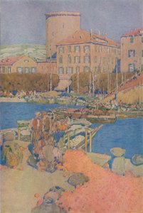 De Markt in Spalato, 1913