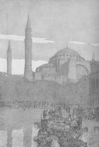 De Moskee van Santa Sophia, 1913 door Jules Guerin