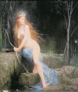Diana door Jules Joseph Lefebvre