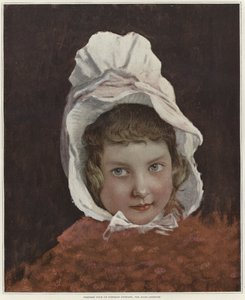 Schets voor een portret van een kind door Jules Joseph Lefebvre