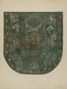 Geborduurde deken, ca. 1936 door Jules Lefevere