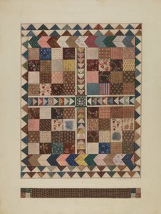 Patchwork Wiegdeken, 1935-1942