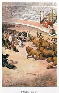Romeinse spelen, illustratie voor 