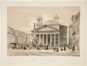 Rome, Pantheon door Jules Monthelier