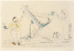 Schoonheidssalon - "zuinig" door Jules Pascin