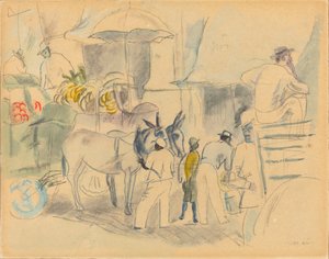 Havana door Jules Pascin