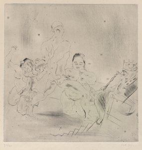 Het oordeel van Salomo door Jules Pascin