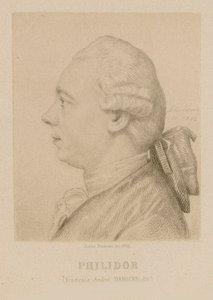 Portret van François-André Danican Philidor 1726-1795