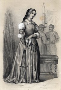 Portret van Catherine Sforza (Caterina) door Jules and Raunheim Hermann David