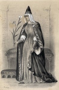 Portret van Gravin Mathilde van Toscane, bekend als Canossa door Jules and Raunheim Hermann David