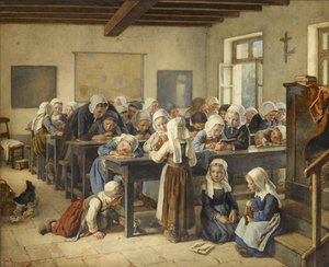Een Bretons meisjesschool