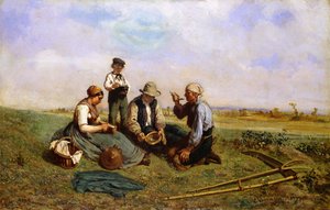 De Lunch van de Hooimakers, 1857