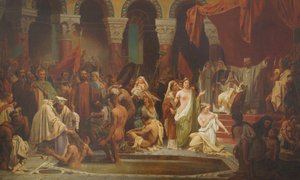 De doop van Clovis door Jules Vincent Rigo