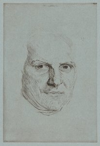 Masker van de Abbé Raynal door Jules de Goncourt, after Maurice Quentin