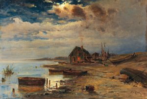 Avondstemming aan de Baltische Zeekust, 1907