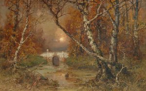 Verwaarloosd Park, 1883 door Juli Julievich Klever