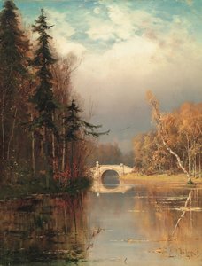Park in de herfst, 1893
