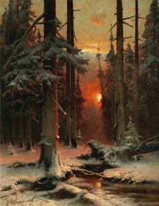 Sneeuw in het Bos, 1885