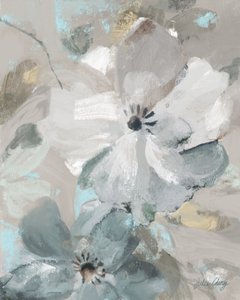Zachte, abstracte bloemen door Julia Cheney