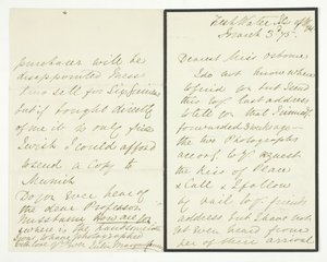 Handgeschreven Brief, 3 maart 1875 door Julia Margaret Cameron