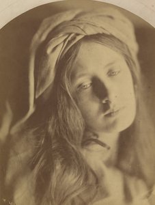 Beatrice, 1866 door Julia Margaret Cameron