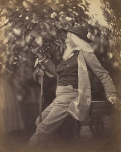 Charles Hay Cameron, Esq., in Zijn Tuin in Freshwater, 1865-67 door Julia Margaret Cameron